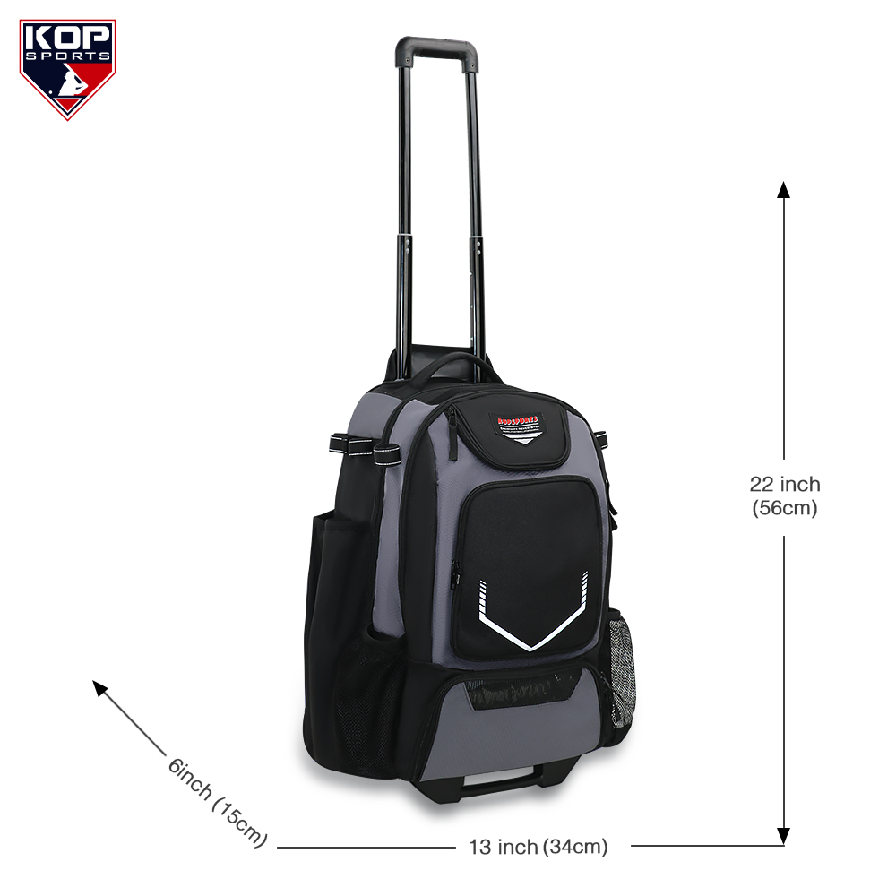 K23WBP303 Baseball Roller Bat Backpack