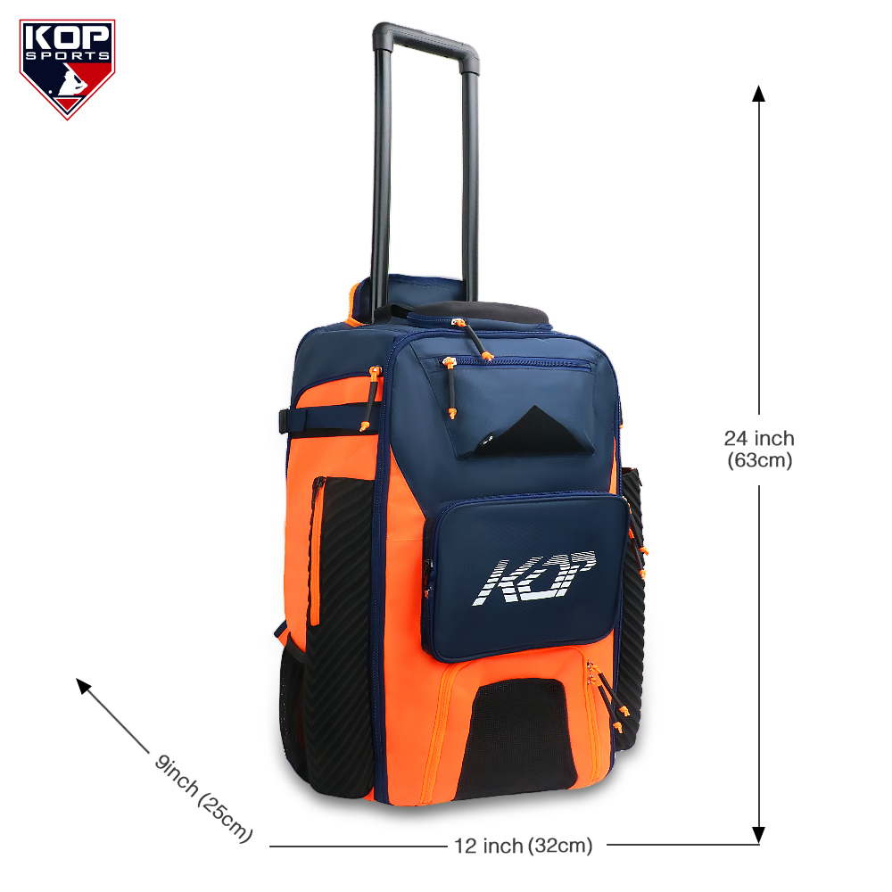 K23WBP308 Baseball Roller Bat Backpack