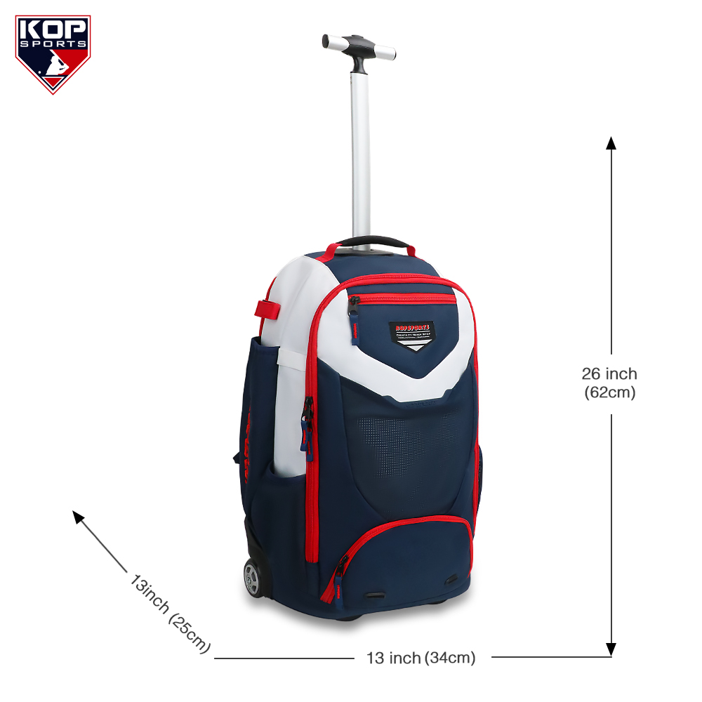K23WBP306 Baseball Roller Bat Backpack